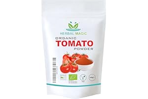 Herbal Magic's Organic Tomato Powder - Infuse the irresitible flavours of tomato to any cuisine-Add a sparkle to your soup,bread recipes,tomato sauces, salsas,stews,casseroles 100g