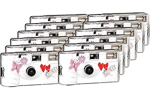 TopShot - Fotocamere usa e getta, 27 foto, flash, confezione da 12