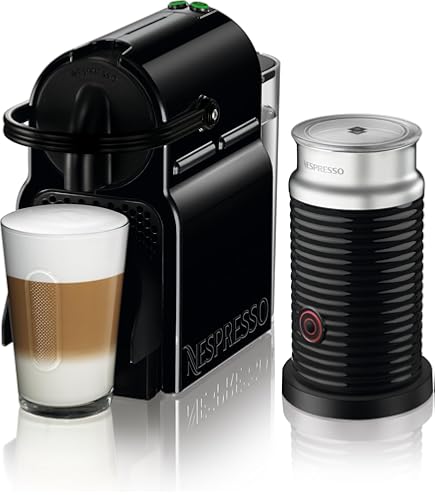 Nespresso Inissia coffee machine Bundle with Aeroccino 3 by