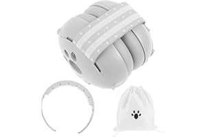 JOKAPY Gehörschutz Baby, 2 in 1 Baby Kopfhörer Lärmschutz Neugeboren mit Verstellbares Kopfband und Gepolstertem, Ohrenschützer Kinder für Babys bis 48 Monate Geeignet zum Schlafen Reisen in lauter Umgebung