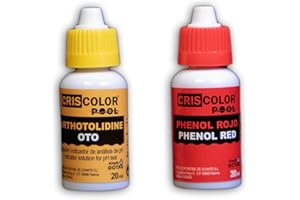 BONY ELITE QUALITY PRODUCTS & THE BEST RATE Kit recambio reactivos para todo tipo de piscinas.Medidor ph y cloro analizador de prueba de cloro para usar en hidromasajes y acuarios 2 ud