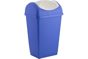 AXENTIA Pattumiera Tontarelli 235686 con coperchio basculante, 50 lt, colori assortiti