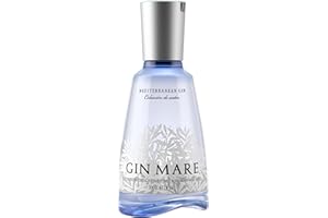 GINMARE Gin Mare Mediterranean Gin 500 ml – Premium Gin con 4 botaniche principali che ricordano le coste mediterranee. 42,7% vol.