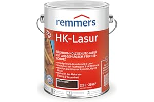 Remmers HK-Lasur 3in1 palisander, 2,5 Liter, Holzlasur aussen, 3facher Holzschutz mit Imprägnierung + Grundierung + Lasur, Feuchtigkeit- und UV-Schutz