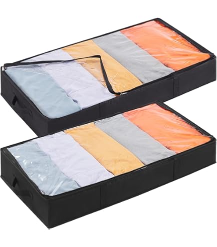 Flintronic Aufbewahrungstaschen - 4 Stück Für Kleidung, Decken & Spielzeug