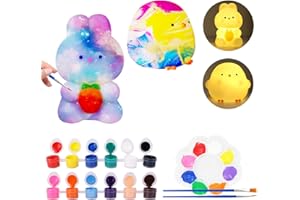 SYAKZK Ostergeschenke Kinder, Bemalen Hühner Kaninchen Nachtlicht Kinder, Ostern Basteln Kinder,Ostern Geschenke Kinder, Osterdeko Ostern Deko, Osterdekoration, Geschenk Madchen 3 4 5 6 7 Jahre