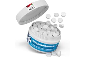 BLUEVIKING 100 Reinigungstabletten für Kaffeevollautomaten und Kaffeemaschinen. Kaffeefettlöser als Reinigungstabs kompatibel mit Sage, Miele,Siemens, Krups, Bosch, Melitta, WMF und Jura