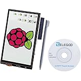 ELEGOO 3.5 Inch TFT LCD 480x320 Screen For Raspberry Pi 3 2 3.5 Inch 480x320 TFT Touch Screen Monitor for Raspberry Pi Model B B+ A+ A Module SPI Interface with Touch Pen SC06