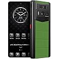 VERTU META 2 Alligator Skin 5G AI Phone, Unlocked Android Web 3.0 Smartphone, 3 Systems, 50MP Camera, 120Hz 1.5K 1260×2800 AMOLED Display, Dual SIM, 65W Fast Charge (Green, 512 GB)