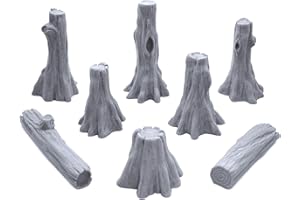 EnderToys Tronchi e tronchi di palude, paesaggio RPG da tavolo stampato in 3D e terreno di gioco di guerra per miniature da 28 mm