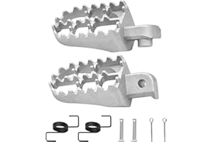 Wai Danie Poggiapiedi pedana motocross a piede largo Compatibile con CR CRF XR 50 70 80 100 Compatibile con Yamaha Kawasaki KLX110