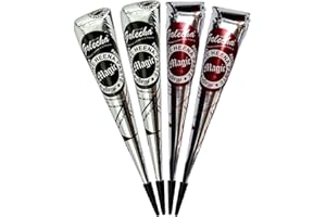 HANUMAN STORE Golecha Deezee 4 x 25 g, Marron & Black, No PPD, No Ammony