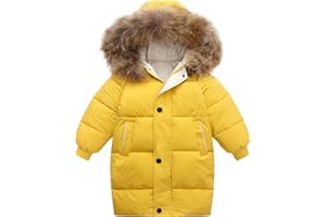amropi Abrigo para Niño Niña Chaqueta con Capucha Caliente Invierno Ropa por 2-10 años