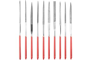 XIANGJUNLY Set di 10 mini lime diamantate per modellismo, per legno, gioielli, metallo, pietra e accessori per stampanti 3D (10 modelli)