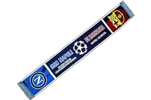 SSC NAPOLI Bufanda Champions League, FC Barcelona, producto oficial
