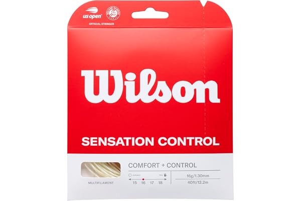 Wilson Sensation Tennis Racket String 16 G/1.3 mm, Control