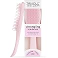 Tangle Teezer Ultimate Detangler Millennial Pink, A Hair Brush for Dry and Wet Hair with Flat Handle for Ideal Grip