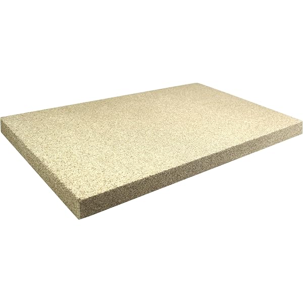 Echte Schamotte-Platten 60x30x3 Cm – Für Kaminofen & Kamin, Sandfarben, Made In Germany