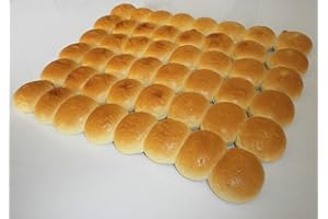 BARKERS BAKERY Barkers Frozen Mini Glazed Brioche Burger Buns 2inch/5cm - 1x48