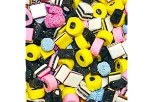 1kg Liquorice Allsorts - Liquorice Mix - Sweetie Tooth Liquorice Allsorts Sweets for Fathers Day, Christmas, Valentines, Birthday, Easter, Kids, Thank You, Congratulations and More