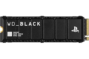 SanDisk WD_BLACK SN850P 2TB M.2 PCIe NVMe SSD - Officially Licensed for PlayStation5 consoles - up to 7,300MB/s
