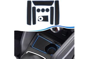 SXCY Tappetino Antiscivolo per Dacia Duster 2022 2023, Tappetini in Gomma per Auto, Antiscivolo Mat per Console Centrale, Bracciolo, Scanalatura Porta, Dacia Duster Accessori (Blu)