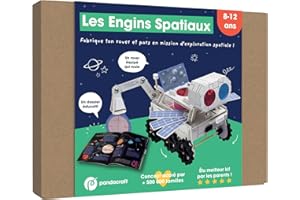 Les engins spatiaux - kit Pandacraft 8-12 ans: Fabrique un rover spatial et pars en mission sur Mars !