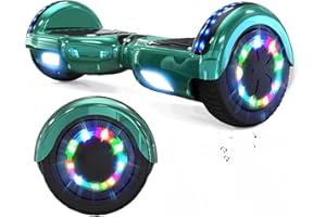‎VOUUK VOUUK Hoberboard 6,5-Zoll-Hoverboard mit Zwei Rädern, Mit Bluetooth-Lautsprecher, Mit LED-Lichtern Geeignet für Kinder und Erwachsene