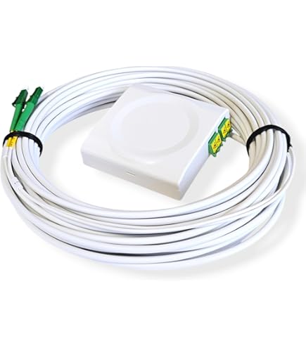 Cavo FTTH Digitus 50m - 4 Fibre OS2 Con Connettori LC/APC Per Reti Fibra Ottica - Foto 4