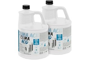 ErrecHome Clima Acid, Nettoyant Acide pour Unité Extérieure des Systèmes de Climatisation et Réfrigération, Formule Concentrée, 10 L (2 x 5 L)
