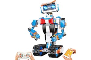 okk Roboter Bauspielzeug für Kinder, fern- und APP-gesteuertes Engineering-Lernen, pädagogisches STEM-DIY-Baukasten, wiederaufladbarer Roboter, Spielzeug, Geschenke für Jungen und Mädchen (635 Stück)
