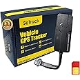 SeTrack GPS Tracker Device with Android and iOS Mobile App with Engine Lock and Anti Theft Alarm for Car, Bike, Truck and Bus