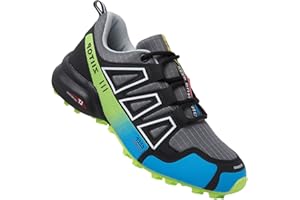 MAXOME Zapatillas Trekking Hombre Impermeable Zapatillas Trail Running Hombre Ligero Antideslizantes Zapatos de Senderismo Hombre Zapatillas Correr Calzado Deporte Talla 39-47 EU