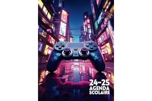 Agenda Scolaire 2024 2025 1 JOUR PAR PAGE Gamer, Gaming: Maitrise ton temps et atteins tes objectifs scolaires comme le champion que tu es.