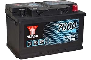 Yuasa YBX7100 12V 65Ah 650CCA EFB High Performance Start Stop Car Battery