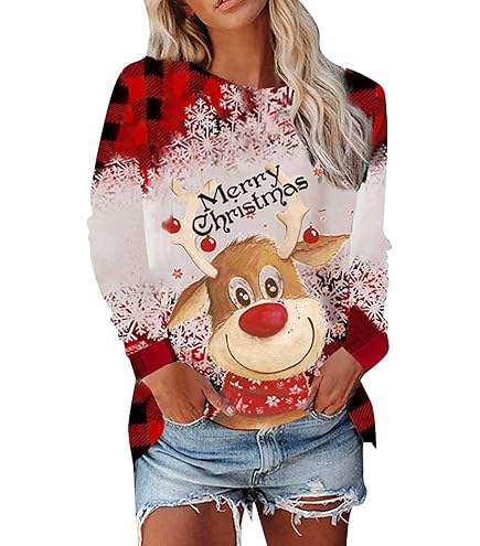 Lustiger Weihnachtspullover Für Mädchen - Christmas Sweatshirt Mit Festmotiven