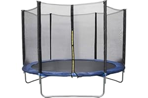 OHMG Trampoline, gartentrampolin, Trampolin Kinder, Durchmesser 152cm, Höhe 160cm, mit Sicherheitsnetz, Stahlrahmen