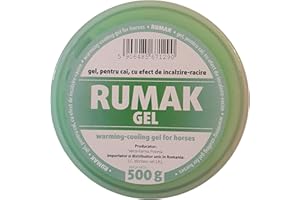 balmul RUMAK Green 500g Warming-Cooling Gel for Horses Camphor: antirheumatic, antifebril, antineural, Anti-inflammatory