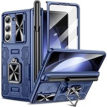 COQUE Custodia per Vivo X Fold 5, cerniera pieghevole Phantom Shell Membrana Borsa laterale Supporto magnetico integrato Pelle opaca-Nero