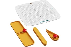 BEAVERBOT Kartonschneider für Kinder, sicheres Bastelwerkzeug-Set mit Winkeln, runden und geraden Schneidklingen, inklusive Messskala, kreatives Bauspielzeug für Kinder ab 3 Jahren, Jungen und Mädchen