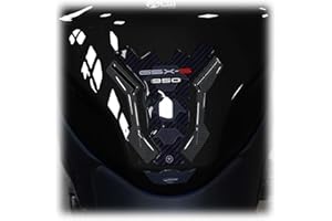 labelbike - Protection de réservoir 3D Compatible avec Suzuki GSX-S 950 à partir de 2021 Simil Carbone