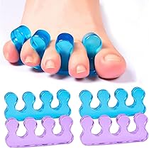 Zehenspreizer Für Den Kleinen Zeh - 2 Paar (4 Stück), Aus Medizinischem Silikon-Gel, Bei Hallux Valgus
