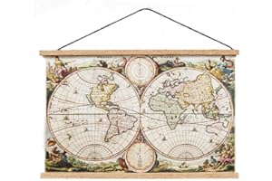 Melody Jane Dolls House Ancient World Map Wall Hanging Chart 1:12 Study School Accessory