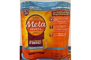 Metamucil Smooth Texture Orange 228 doeses sugar free by Metamucil