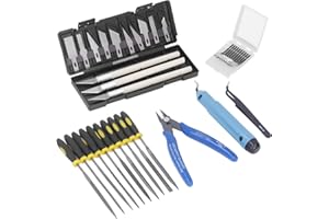 PYHODI El Kit de Herramientas de Impresión 3D de 36 Piezas Incluye Herramienta de Desbarbado, Herramienta de Limpieza, Acabado e Impresión, Reparación y Reparación de Edificios de Hobby