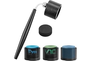 SISIPAI LIFE Pool Chalk Holder, Chalk Holder For Billiards, Pool Cue Chalk Holder, Portable Pocket Pool Stick Chalk Holder, Billiards Cue Snooker Accessories for Use Taom Pyro, Taom V10 Chalk And Generic Chalk