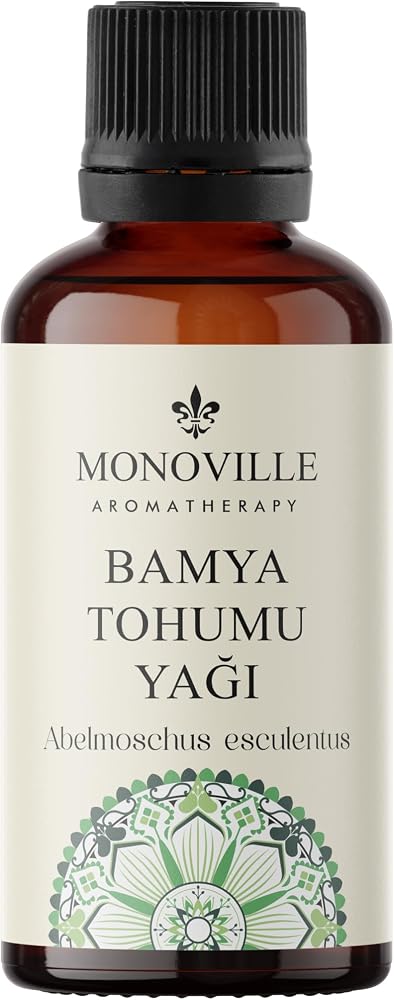Bamya Tohumu Yağı 30 ml Soğuk Sıkım Saf ve Doğal (Okra Seed Oil)