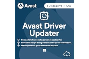 Avast Driver Updater 2025 | 1 Dispositivo | 1 Año | Descarga digital