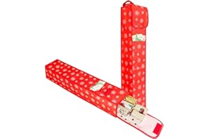 ZHSX 2 Wrapping Paper Storage Bag, Gift Wrap Sleeve, Xmas Gift Wrap Organiser for Paper, Tags, Bows - 78 * 14 * 14cm