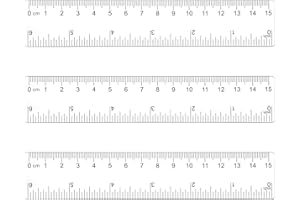 TEAAHA 3 Pack 15cm Ruler Clear Rulers Small Straight Ruler with Centimeters and Inches, Plastic Shatterproof Measuring Tools for School, Office and Home (Clear, 15cm)